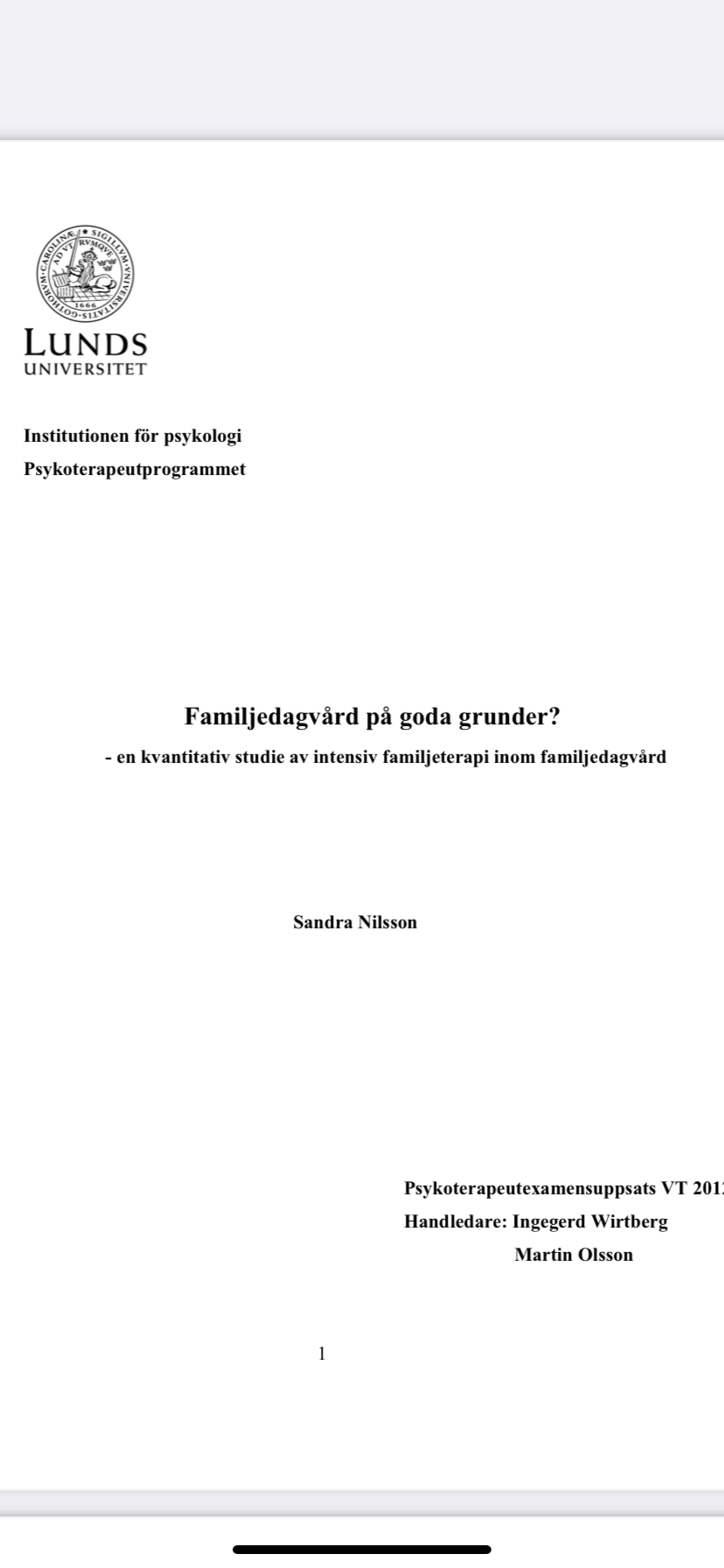 SHN Psykoterapi, Utbildning & Handledning AB.